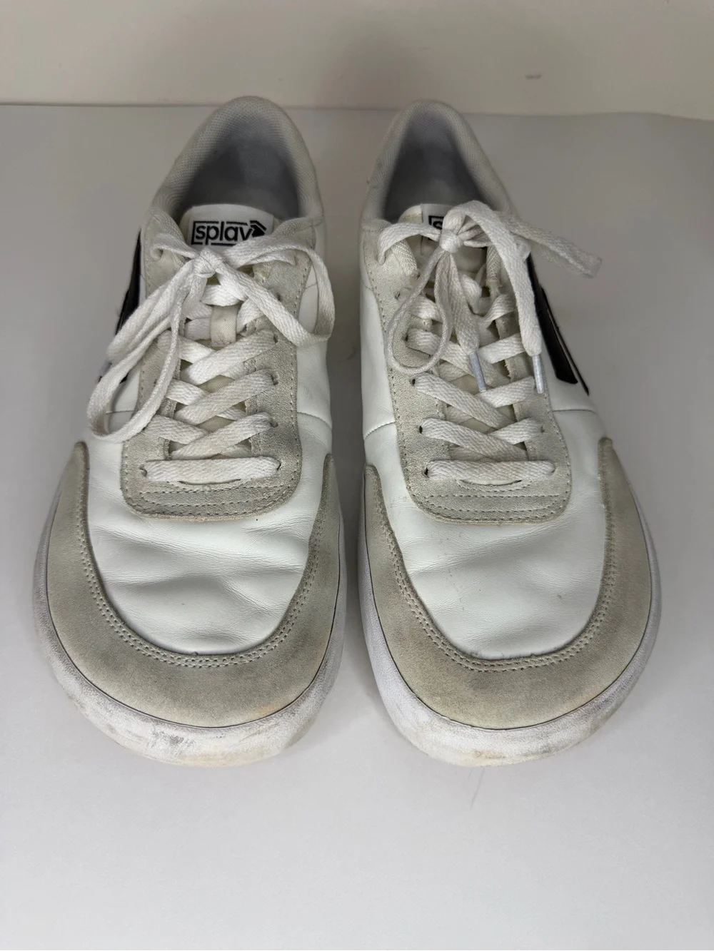 Splay Shoes 101 Graphite Lace Up Low Top Sneakers Retro Barefoot Mens Size 11